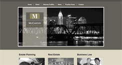 Desktop Screenshot of mccarthylawoffices.com